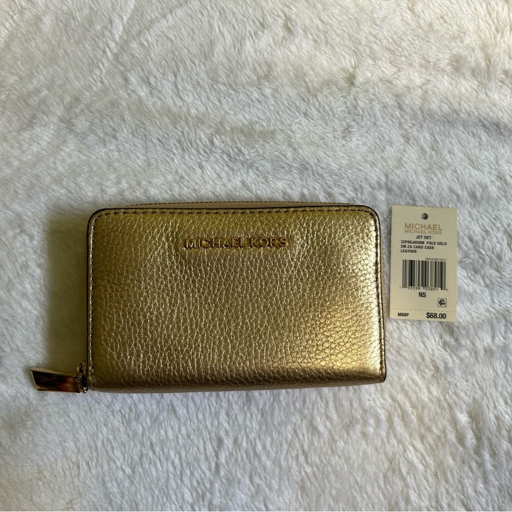 Michael Kors JetSet Small Zip Card Case